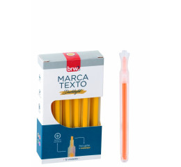 MARCA TEXTO FLUORESCENTE LARANJA C/12 CA2204
